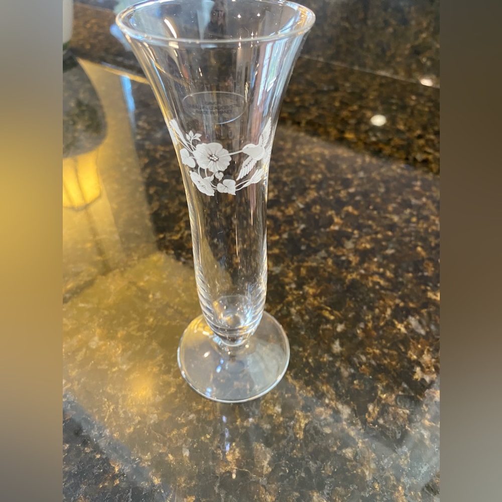 Avon Hummingbird Bud Vase